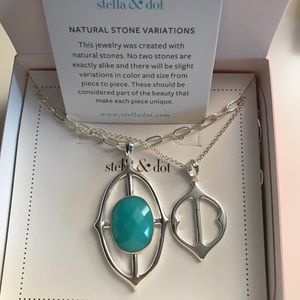 COPY - COPY - Stella & Dot Fortuna Stone Pendant Necklace